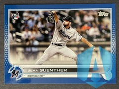 2022 Topps Series 2 #471 Sean Guenther Royal Blue RC Marlins